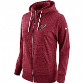 Women's Nike Cardinals Fresh Logo Red Full Zip Hoodie,baseball caps,new era cap wholesale,wholesale hats